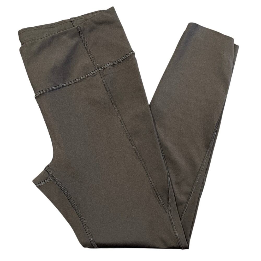 Athleta Raw Hem 7/8 Cropped Leggings, Black, Women’s Small